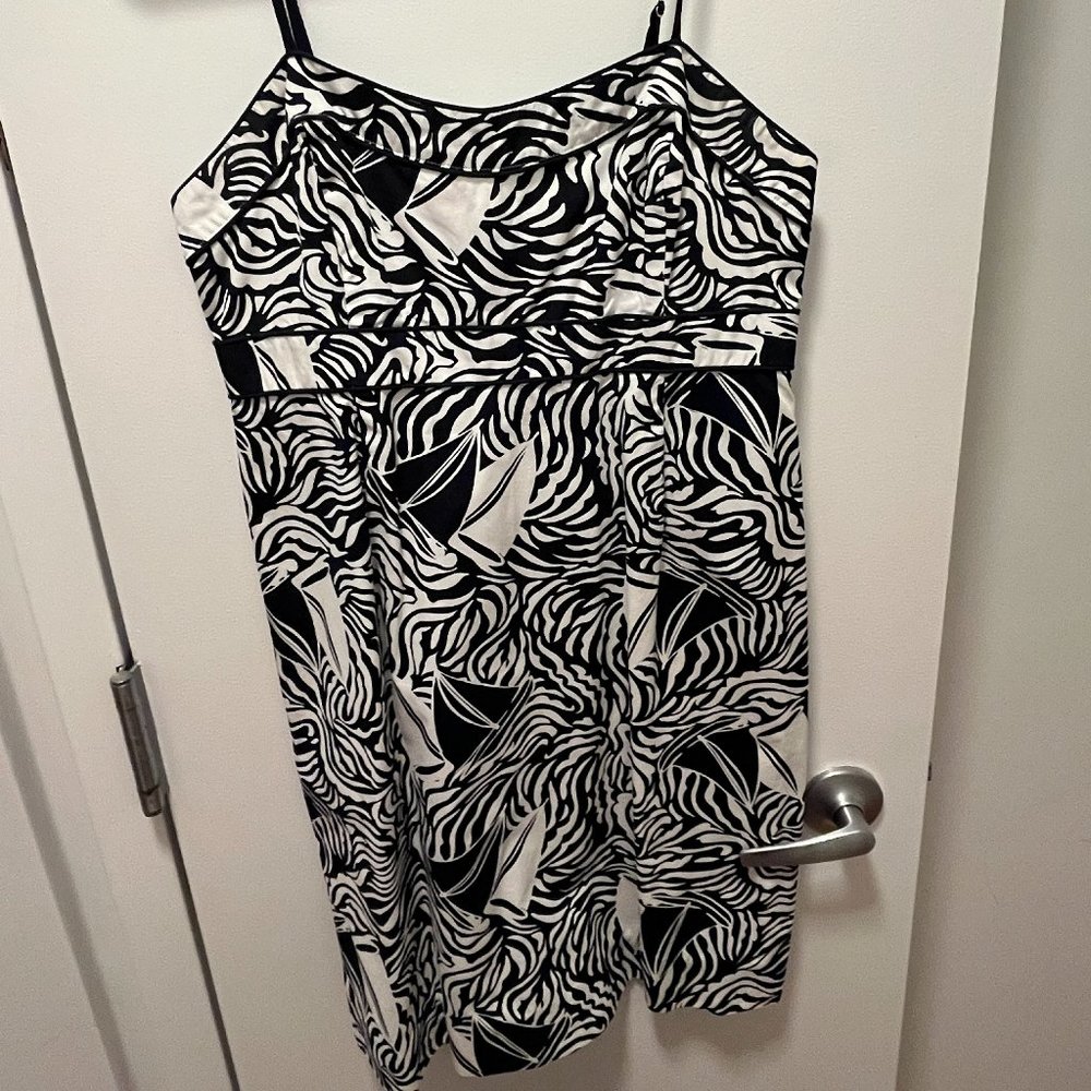 Vineyard Vines Blue / White Bermuda Sailboat Dress